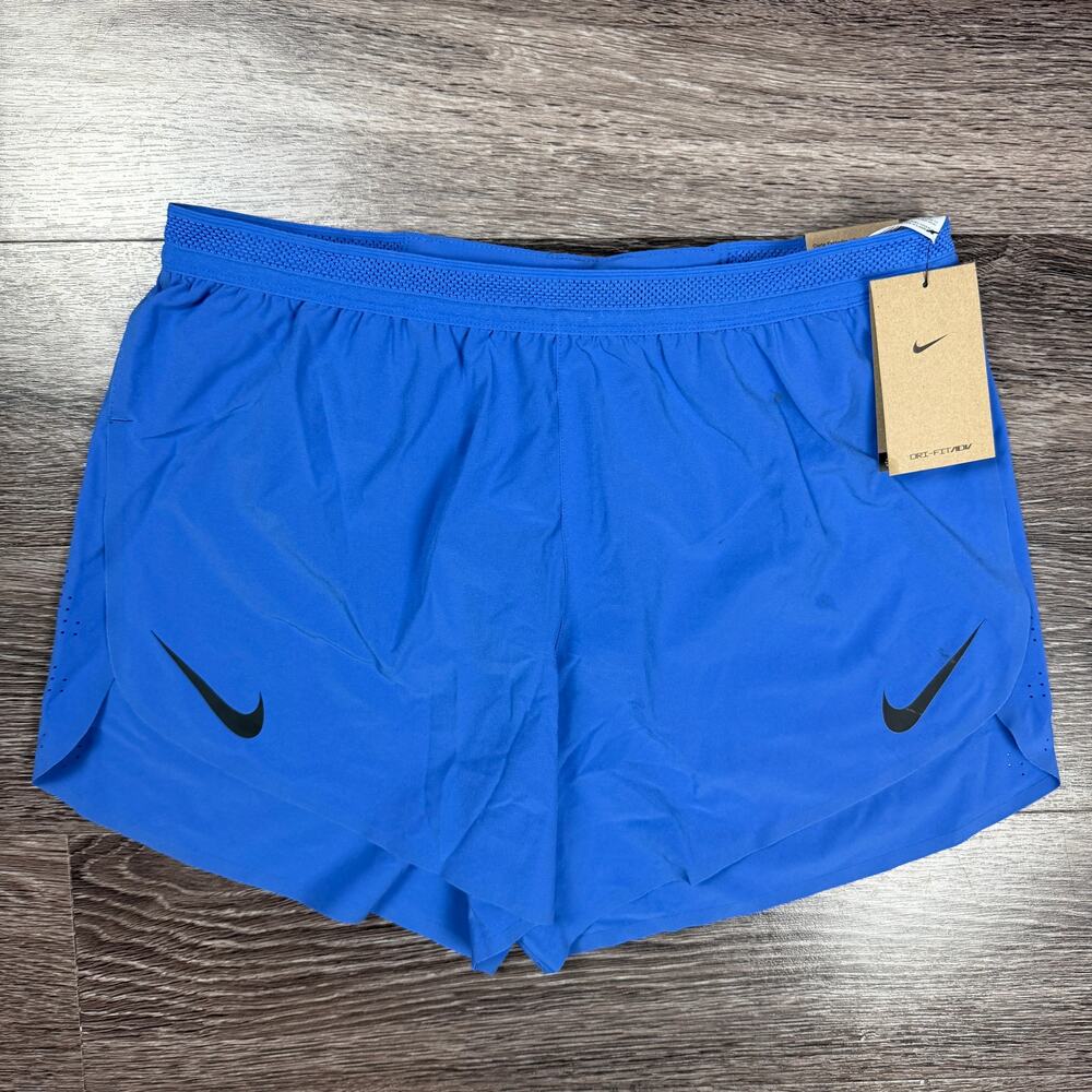 Nike AeroSwift Dri-FIT ADV 4" Running Shorts Blue Men's M NWT FN3352-411